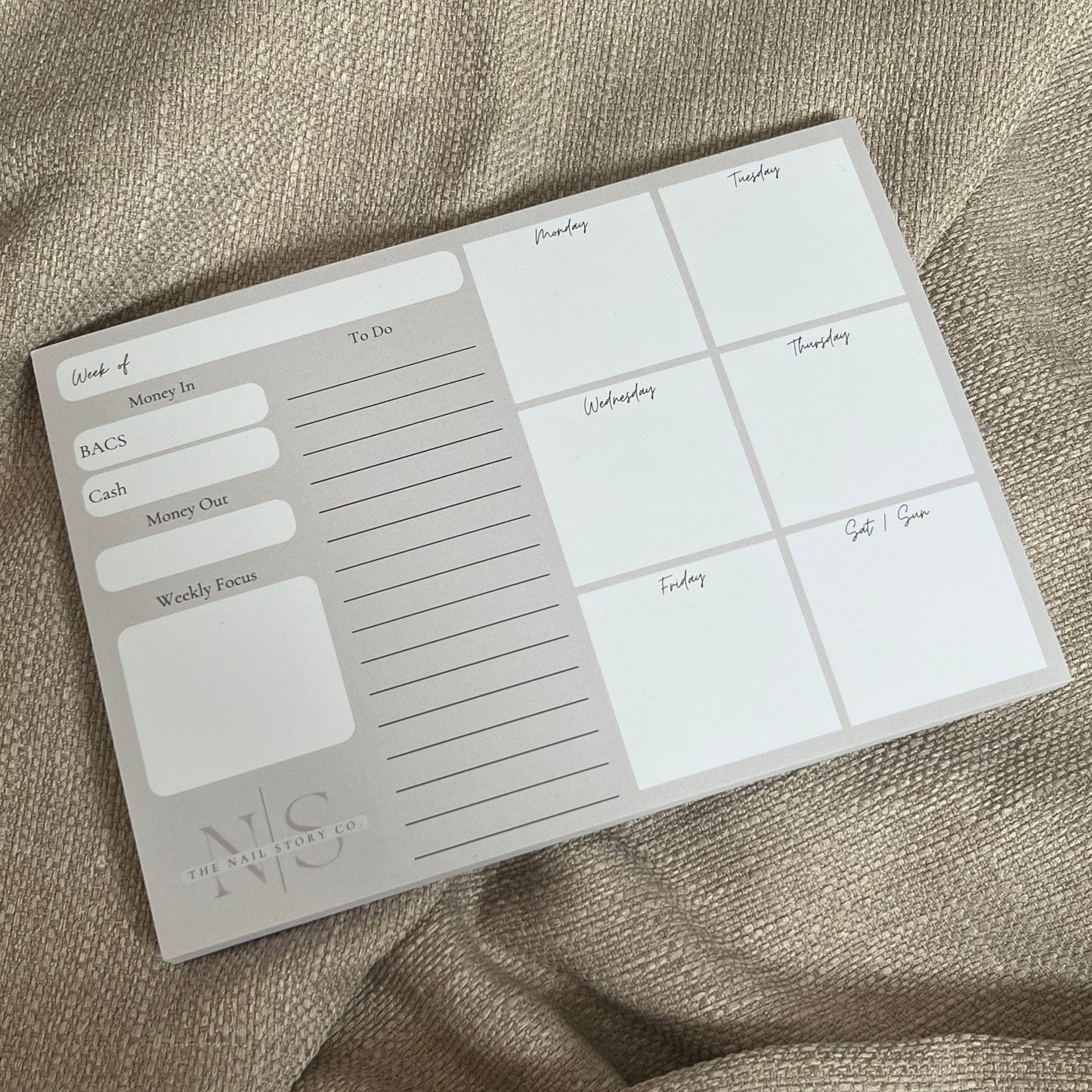 Weekly Planner Pad