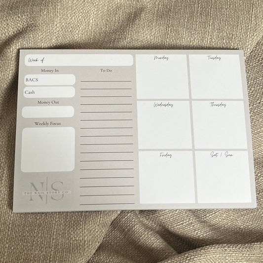 Weekly Planner Pad